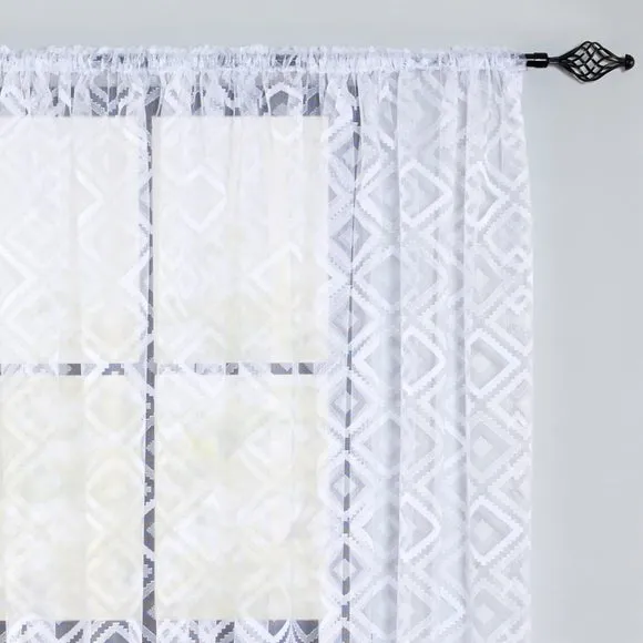 By the Metre Maroc Lace Voile 1