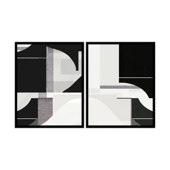 Artko Set of 2 Geometry by Cartissi Balanced Framed Prints 3