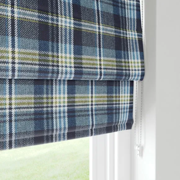 Kenmore Check Roman Blind 4