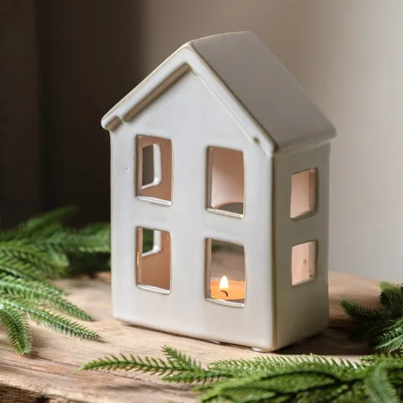 Ceramic Cosy Home Tealight Holder