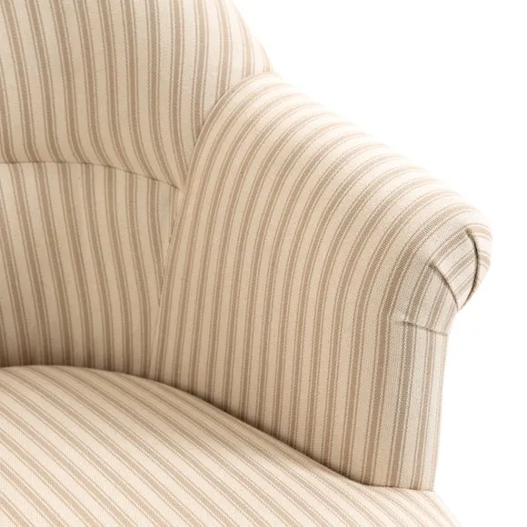 Goldie Frill Rutland Stripe Accent Chair 4