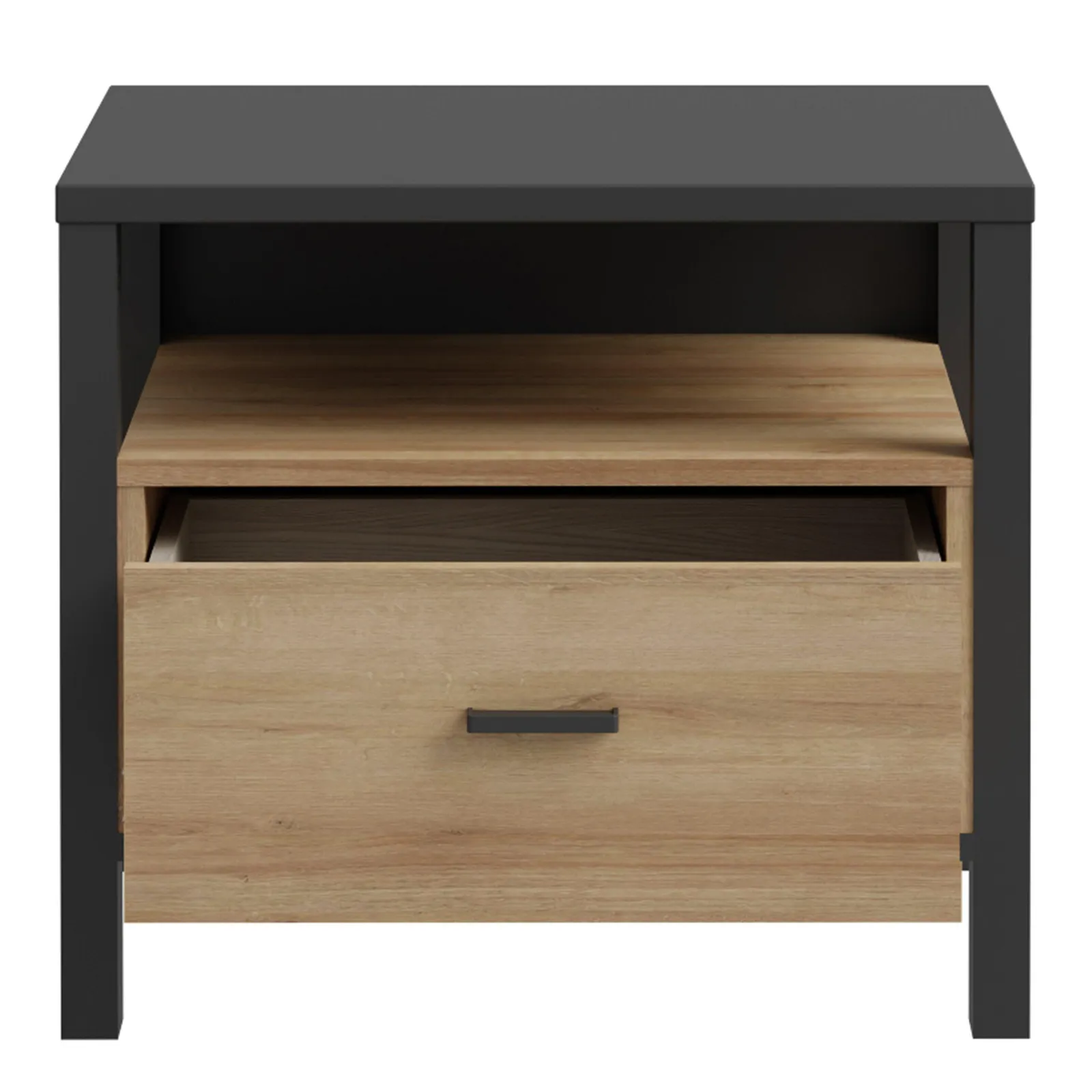 Furniture To Go High Rock Bedside in Black 5