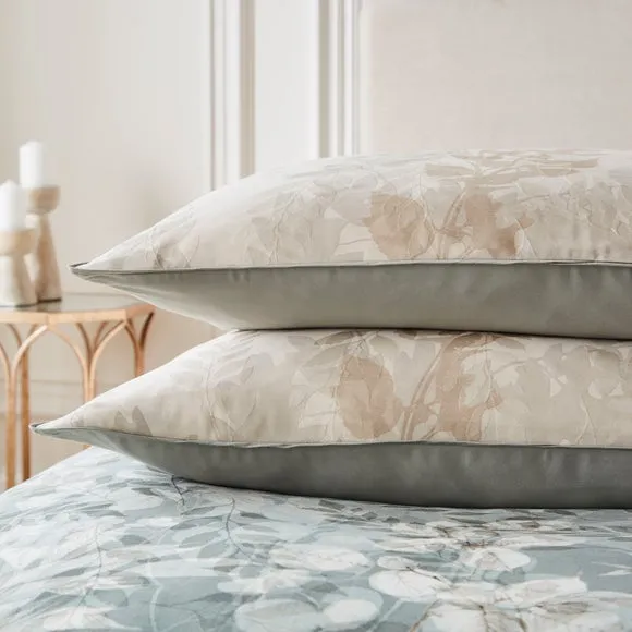 Dorma Whispering Leaves Standard Pillowcase Pair 4