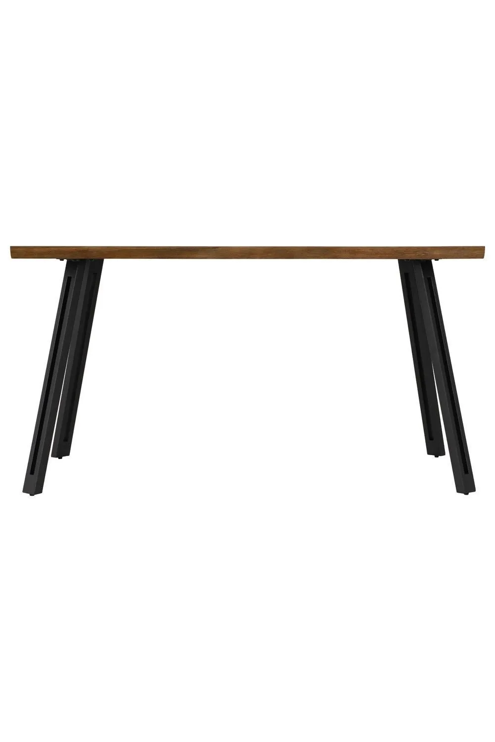 Seconique Quebec Wave Edge Dining Table in Dark Brown 2