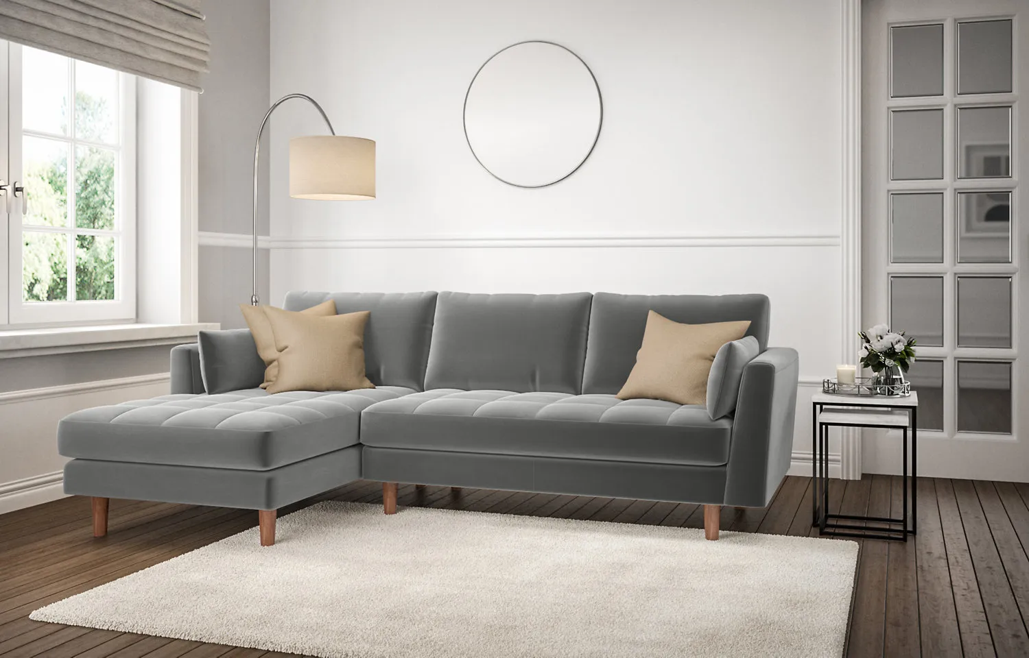 M&S Preston Chaise Sofa (Left-Hand)