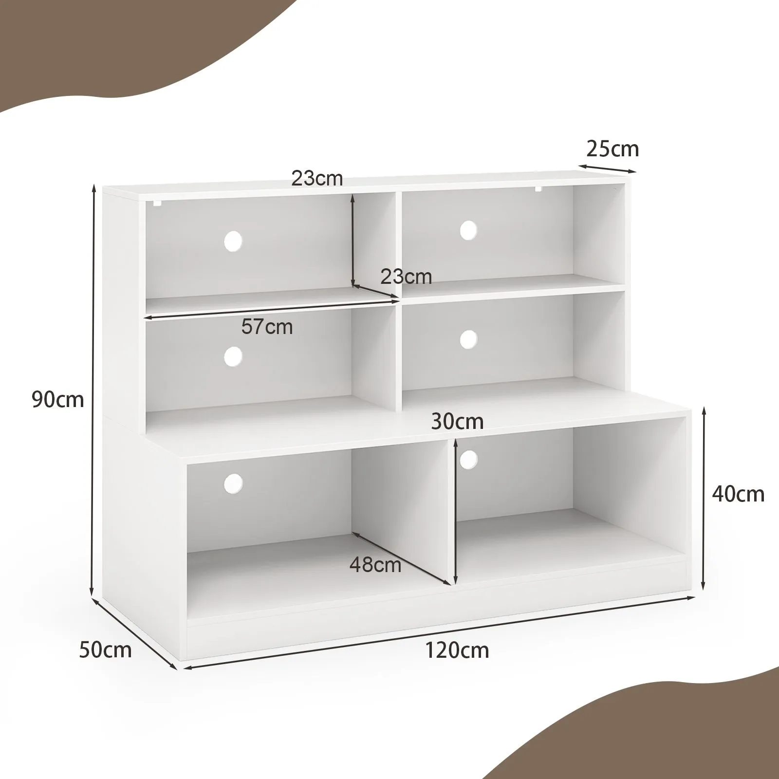 Costway Entryway Shoe Cabinet 2-in-1 Storage Cabinet & Shoe Bench Combo in White 2