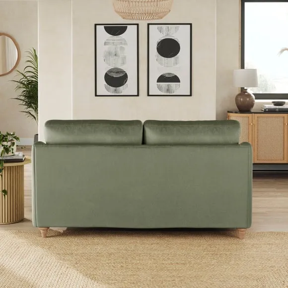 Hattie Matte Plush Velvet 2 Seater Sofa 3