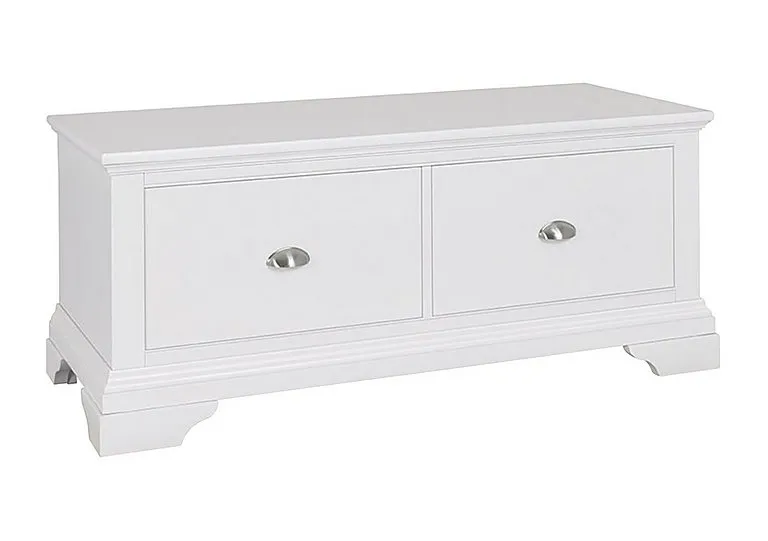 Emily Blanket Box - White