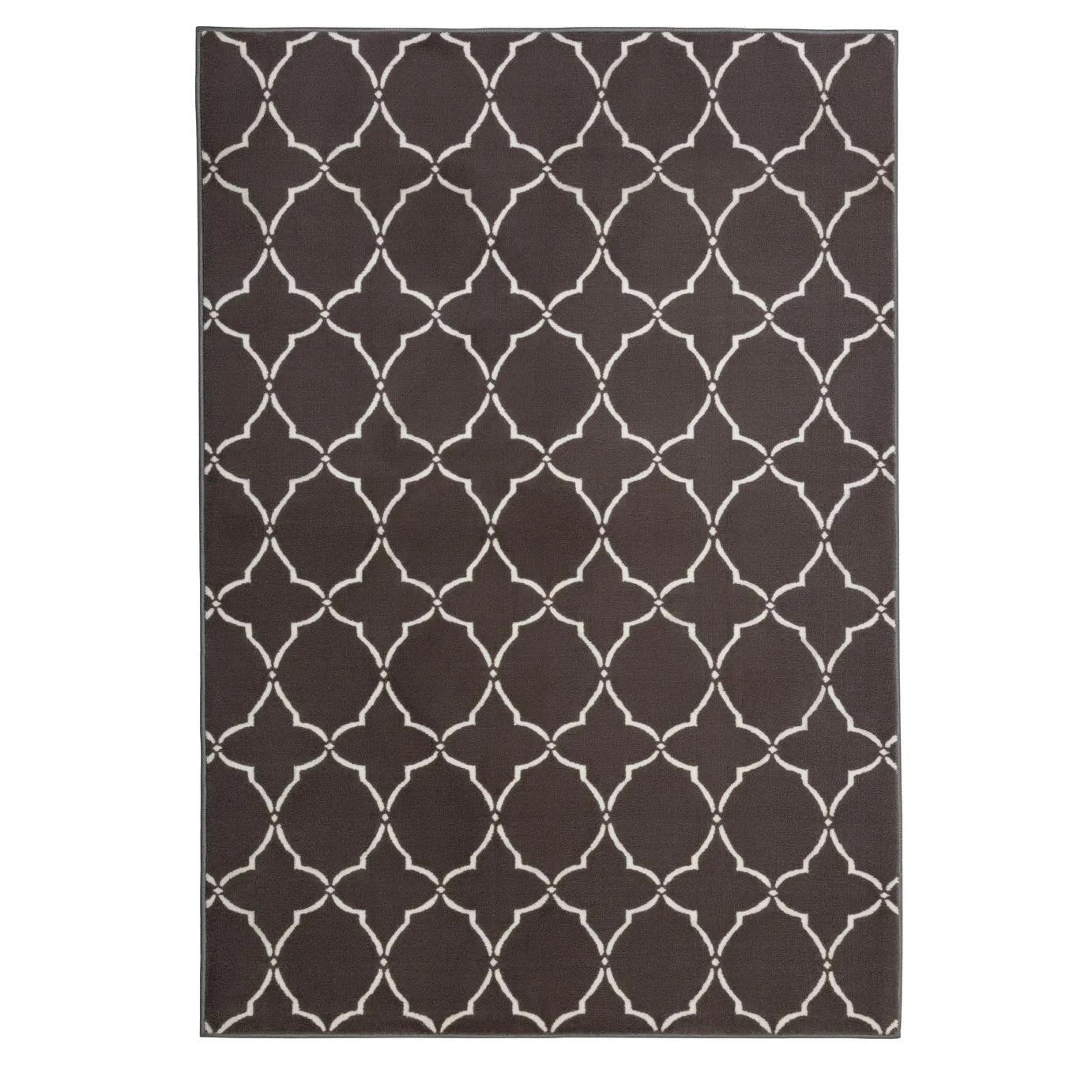 Habitat  Trellis Cut Pile Rug - 120x170cm - Grey