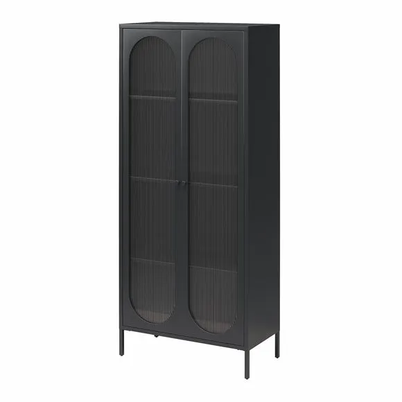 Luna Tall Fluted Sideboard, Glass 5