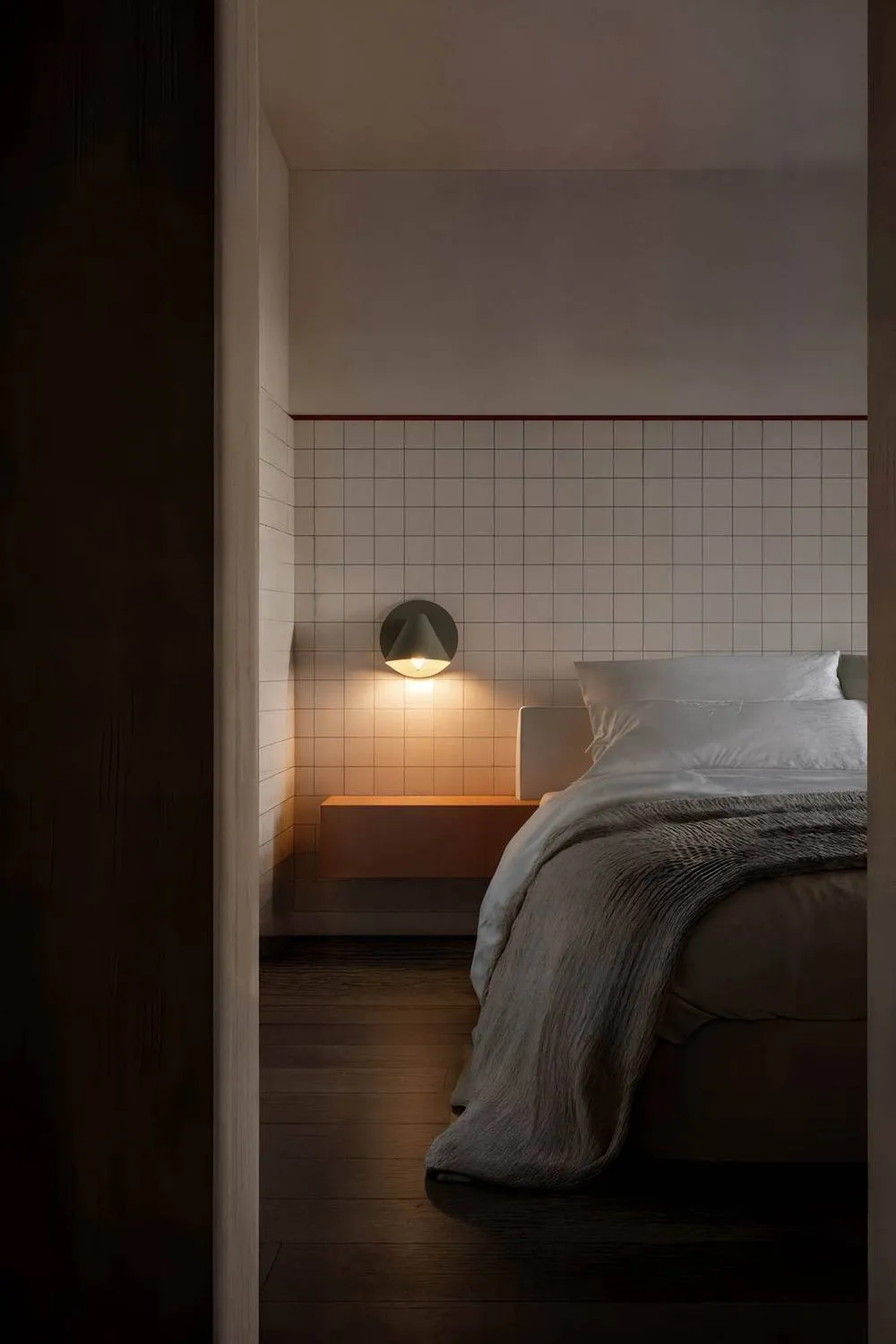 Netlighting Noon Reading Wall Light Moss grey Moss grey Shade E27 2