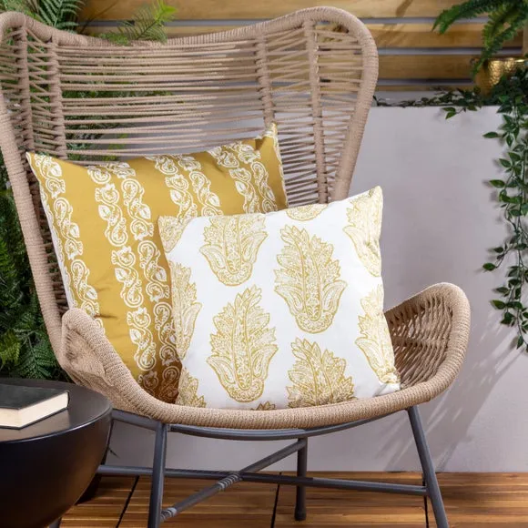 Paoletti Kalindi Paisley Outdoor Cushion 1