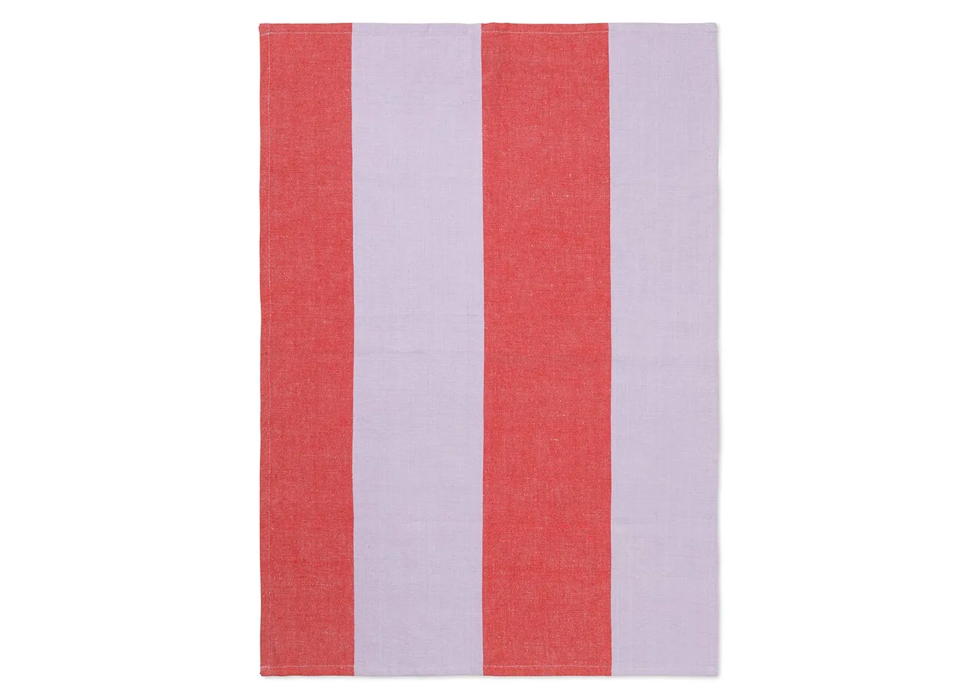 ferm LIVING Hale Tea Towel Red & Lilac