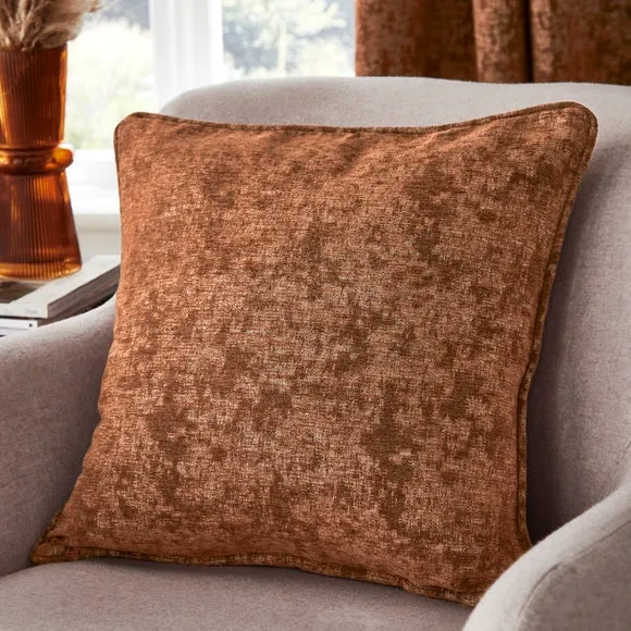Mottled Chenille Eyelet Curtains 5