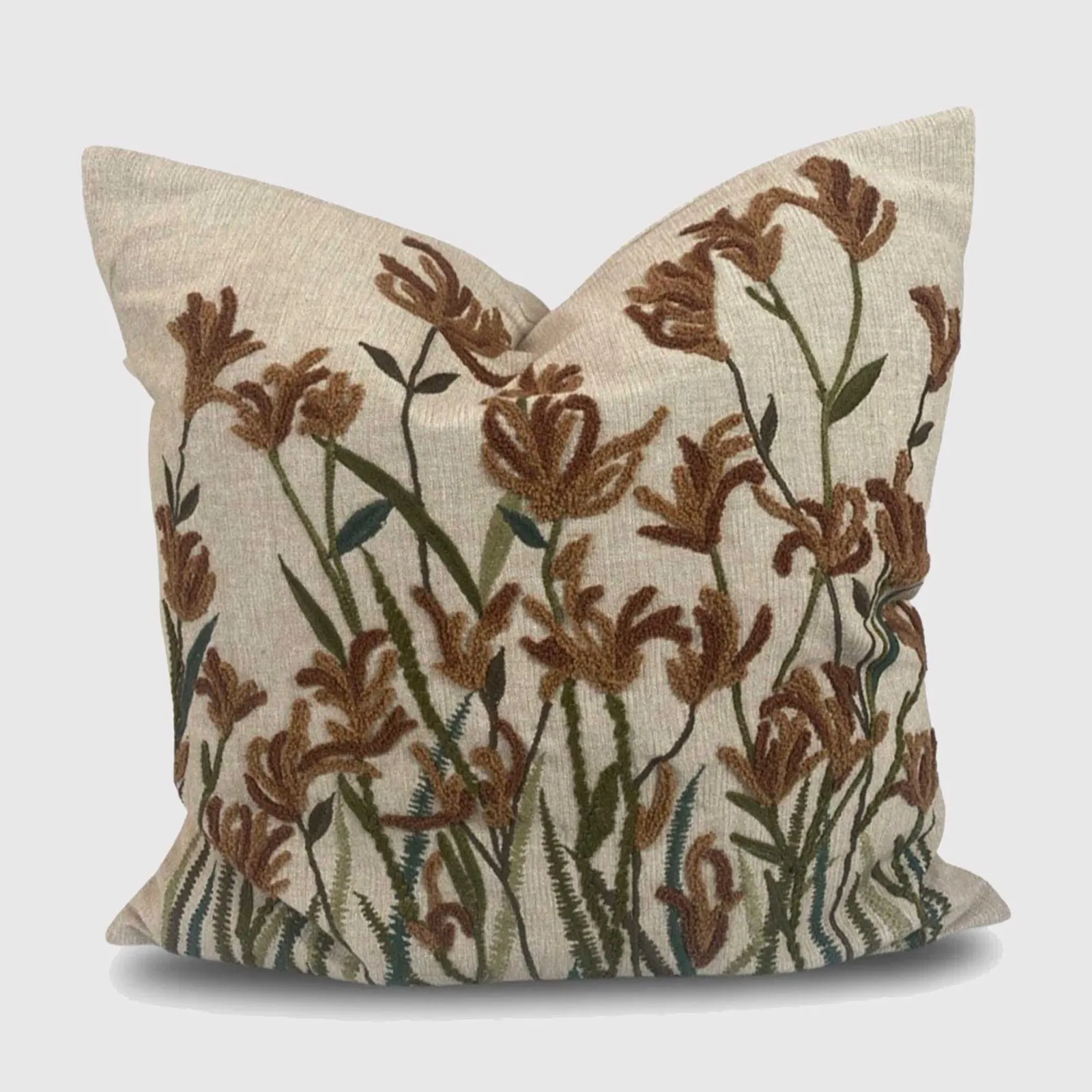 Wild Meadow Cushion, Square Cotton | Barker & Stonehouse