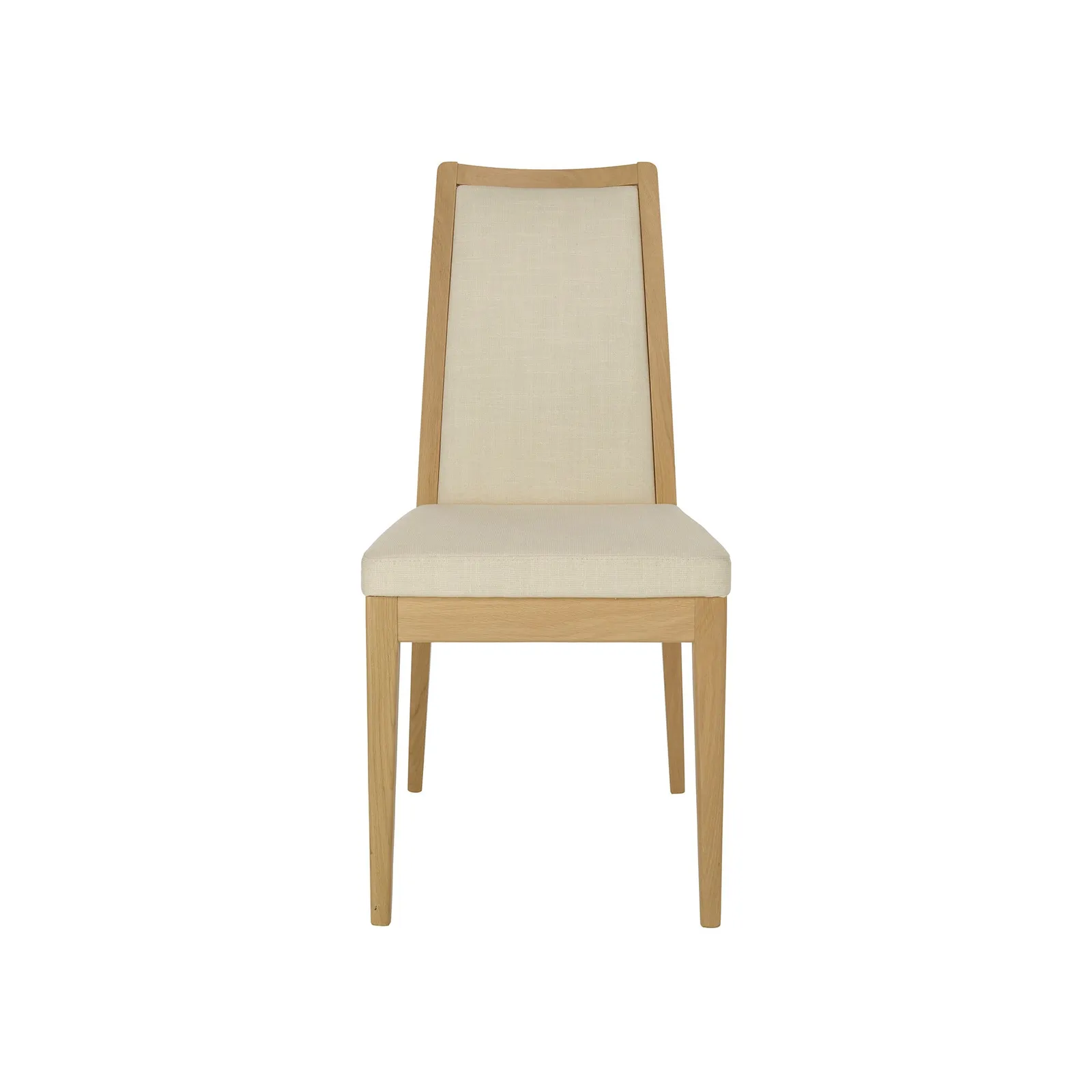 Ercol Romana Padded Back Dining Chair, Neutral Fabric | Barker & Stonehouse 3