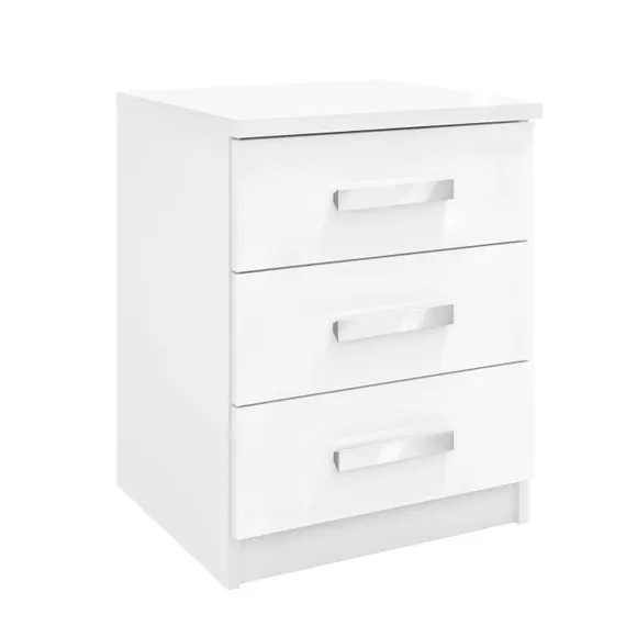 Sudbury 3 Drawer Bedside Table