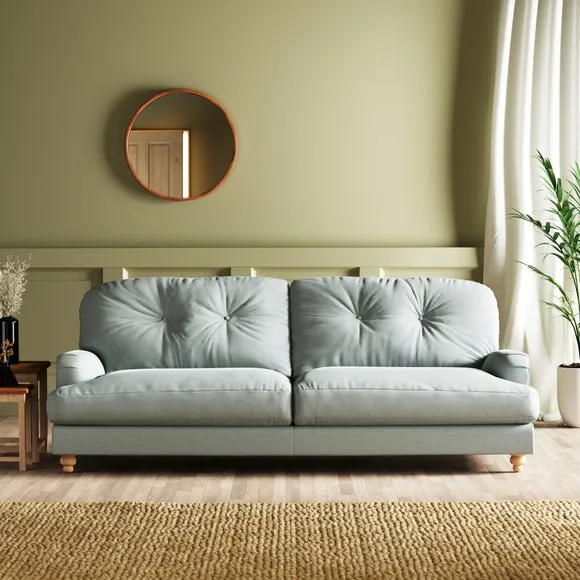 Martha Vintage Velvet 4 Seater Sofa 1