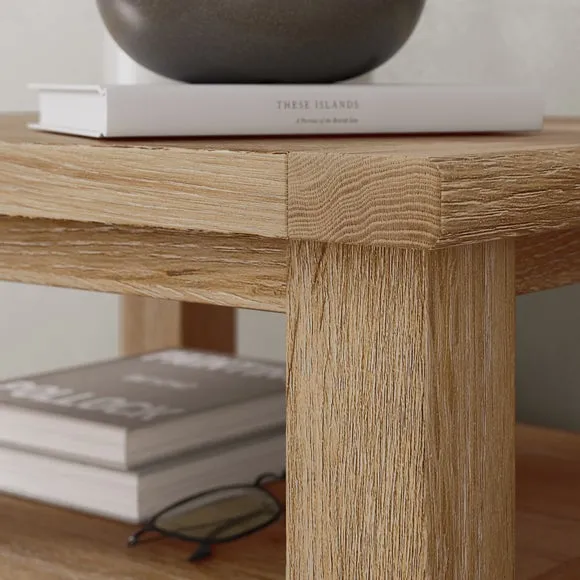 Olney 2 Drawer Bedside Table 4