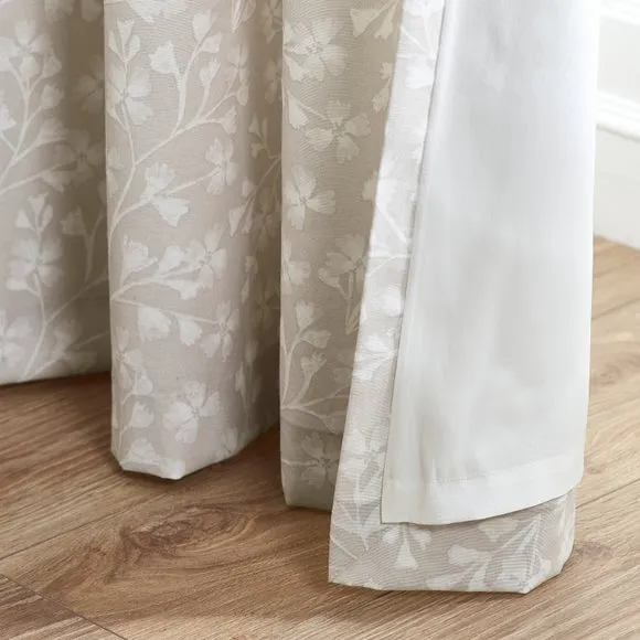 Catherine Lansfield Brooke Floral Pencil Pleat Curtains 4