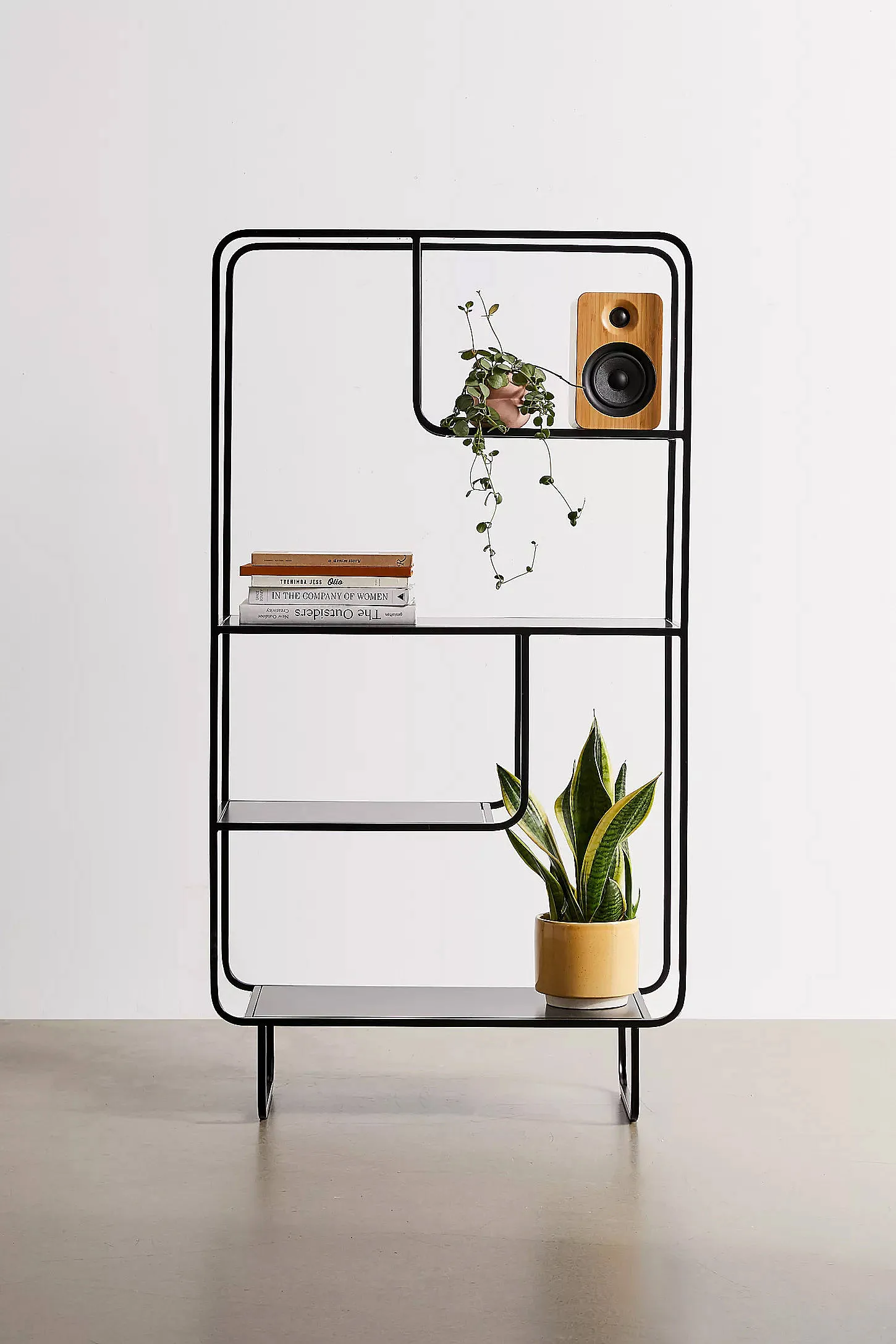 Alana Black Bookshelf - Black 2