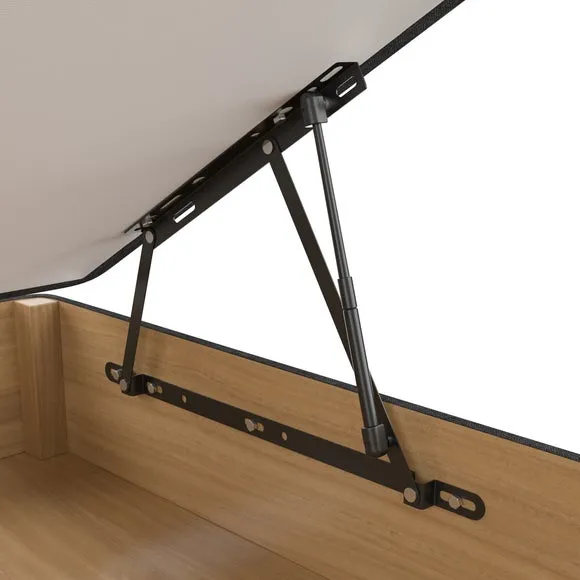 Everyday End Opening Ottoman Bed Frame, Woven Fabric 4