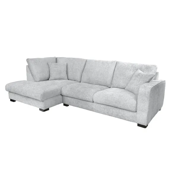 Carson Deep Sit Chunky Chenille Corner Sofa 3