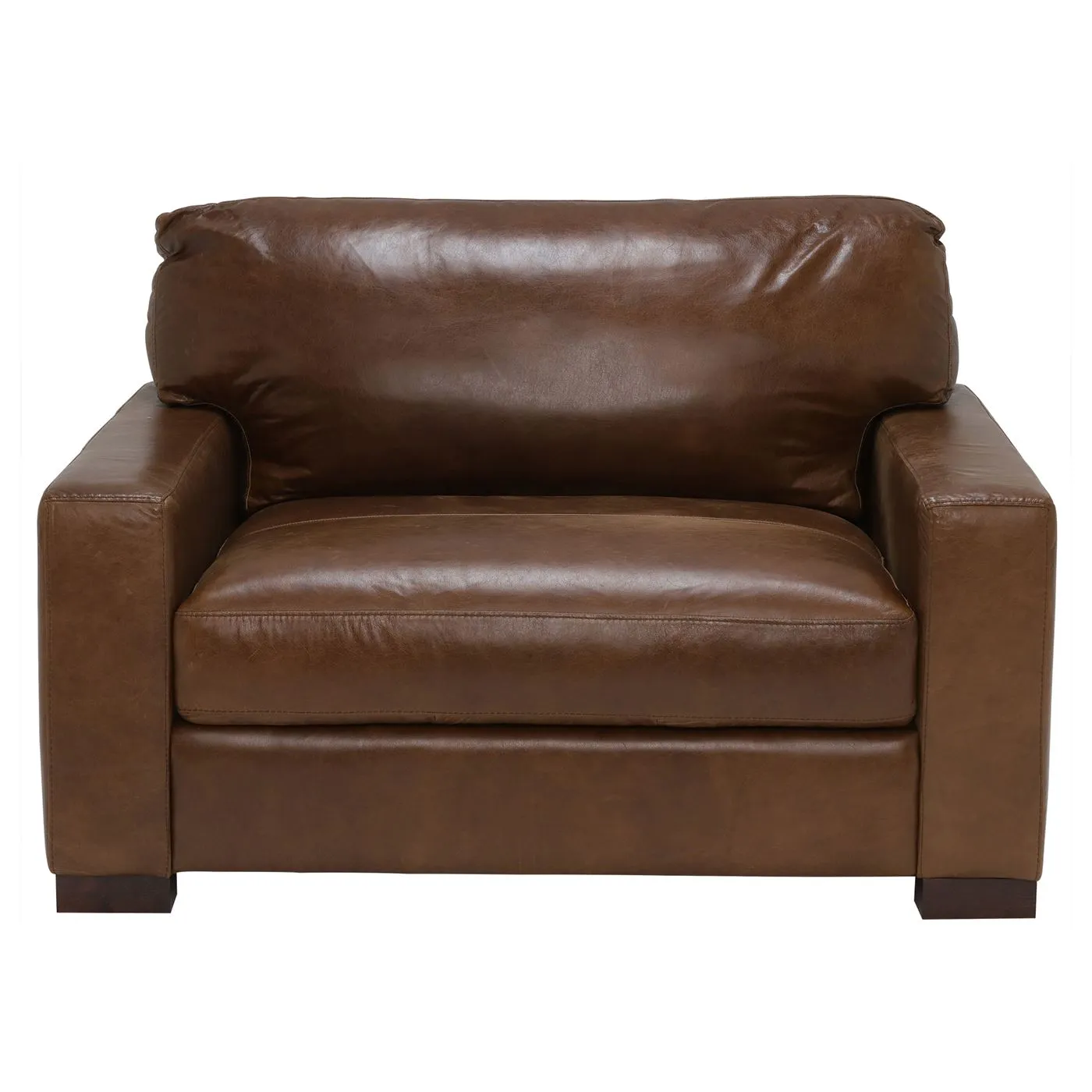 Lorenza Leather Maxi Chair, Fibre Seats