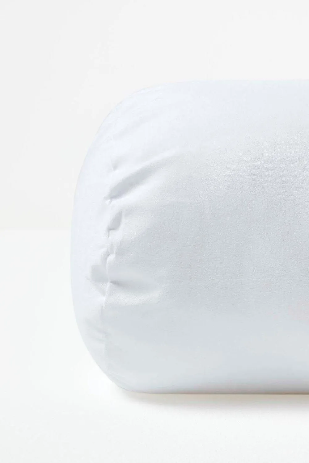 Homescapes Super Microfibre Bolster Cushion - Luxury Cushion Filler & Inserts in White 2