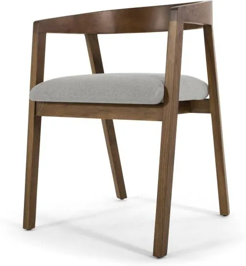 Placido Carver Dining Chair, Hail Grey