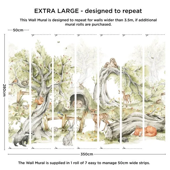 Woodland Forest Wall Mural 2