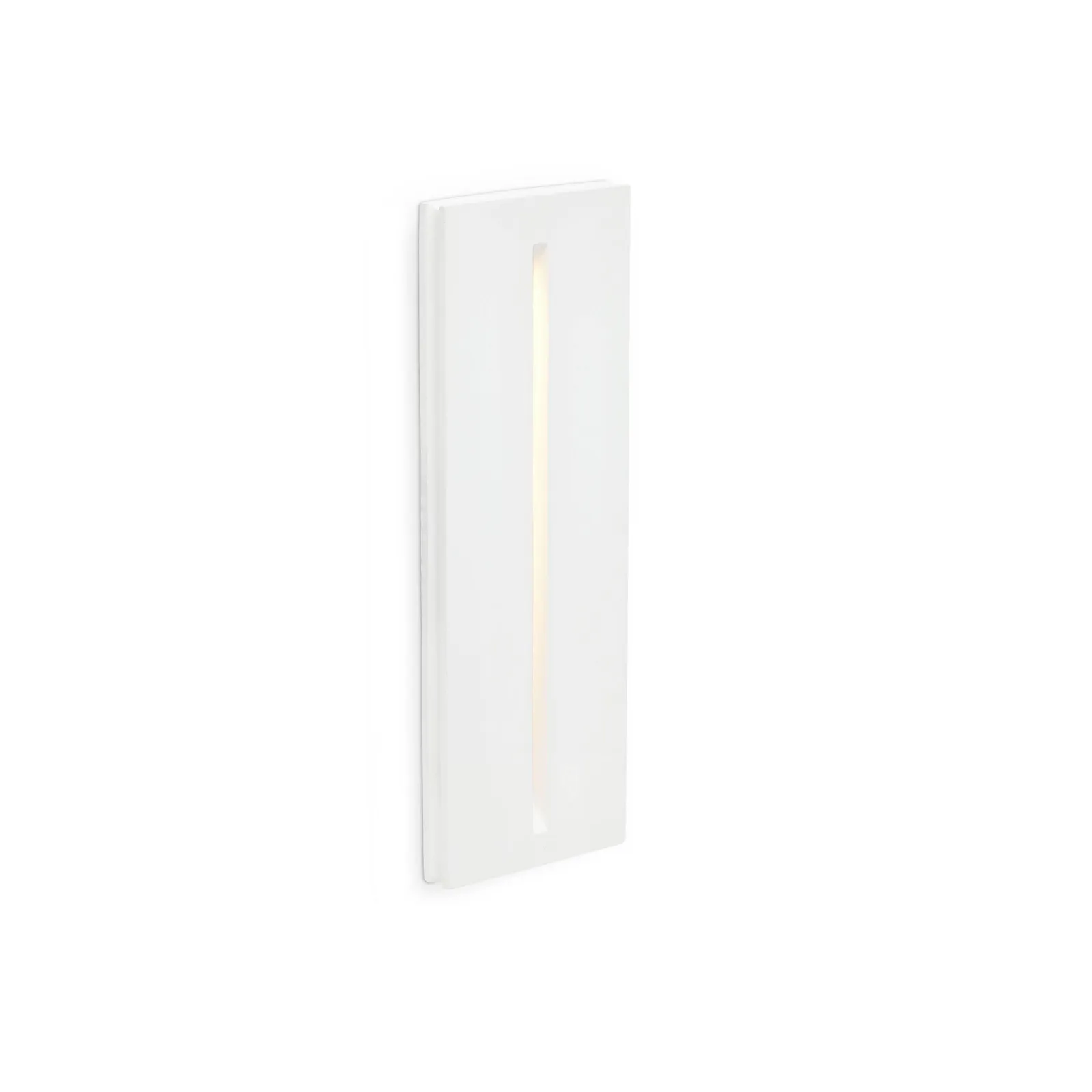 Netlighting Plas LED 1 Light Indoor Recessed Wall Light White Plaster