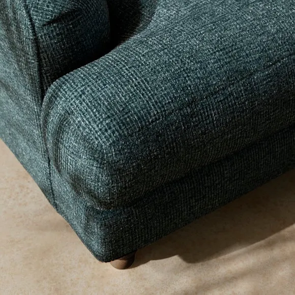 Arthur Waffle Chenille Corner Chaise Sofa 2