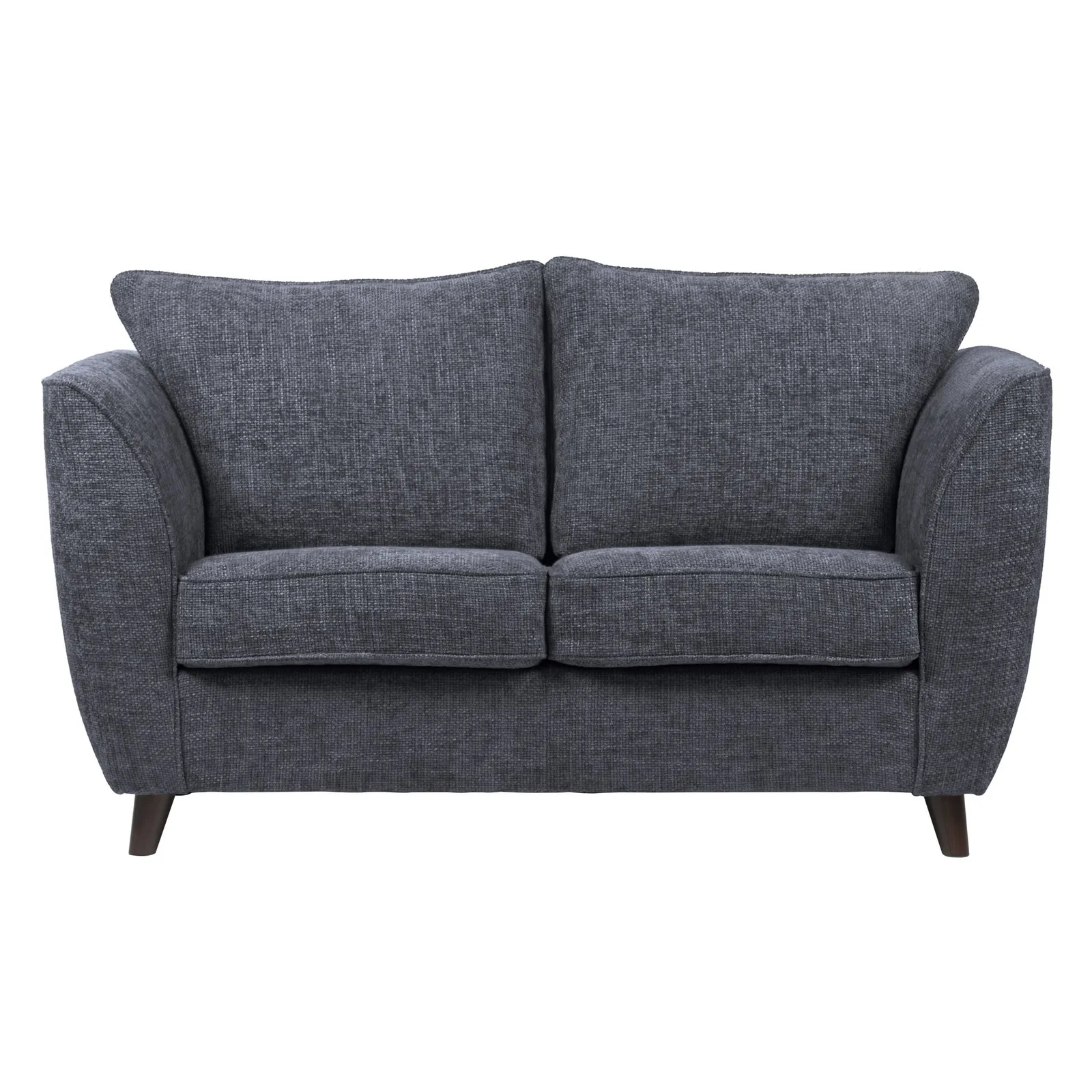 Sienna Fabric 2 Seater Sofa Navy Blue