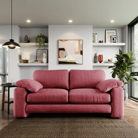 Magnus Vintage Soft Chenille 3 Seater Sofa 1