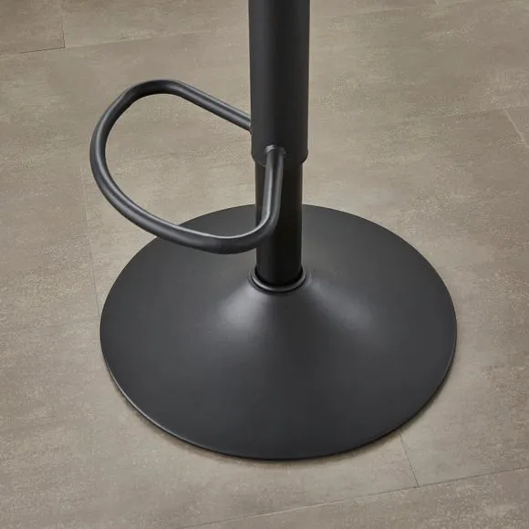 Talullua Height Adjustable Bar Stool, Velvet 4