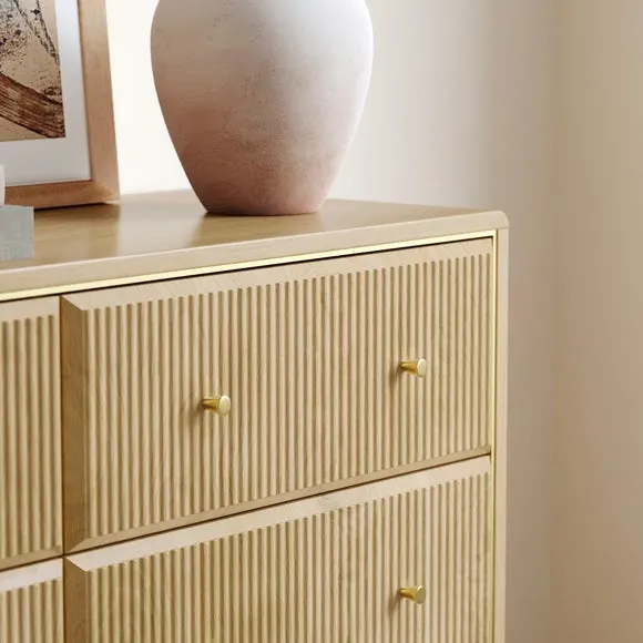 Daphne 6 Drawer Chest, Oak Effect 3