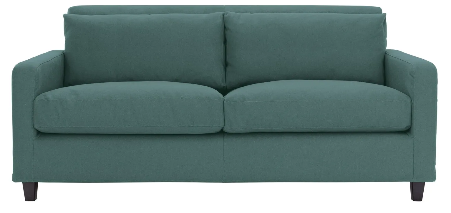 Habitat Chester 2 Seater Fabric Sofa - Teal