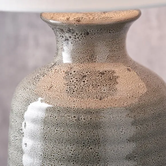 Pacific Lifestyle Helka Ribbed Reactive Glaze Table Lamp 2