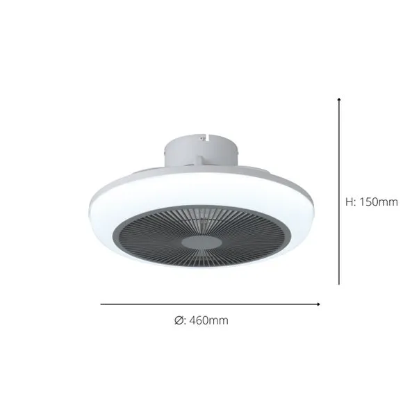 EGLO Saylulita LED Ceiling Light with Fan 3