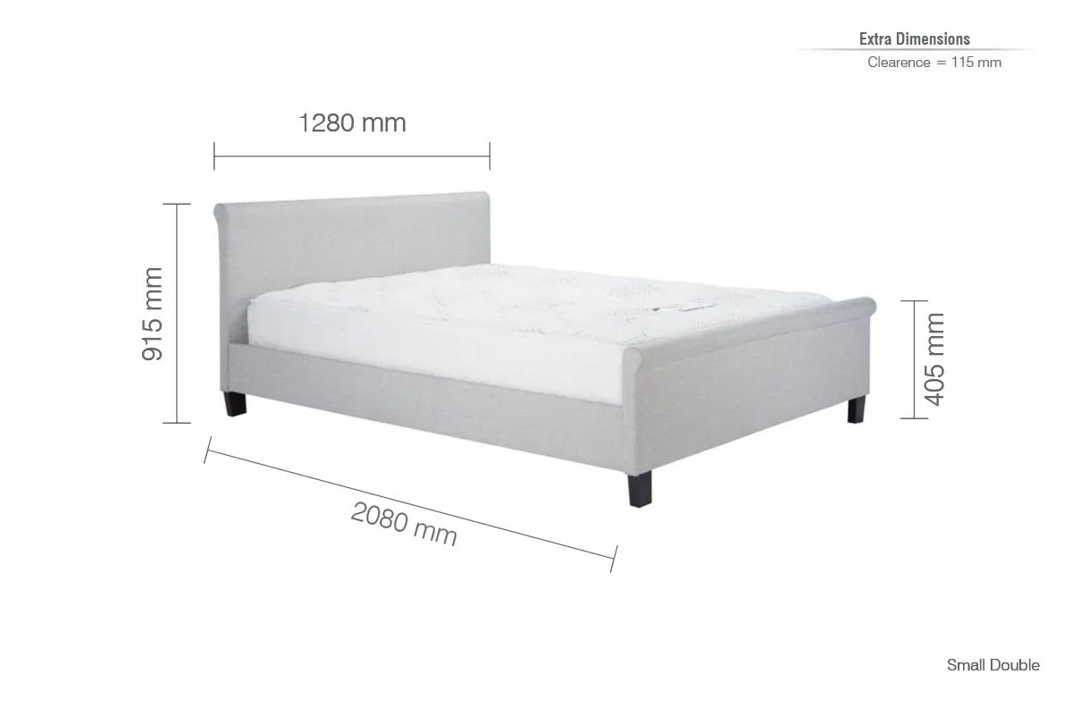Birlea Stratus Bed in Grey 4