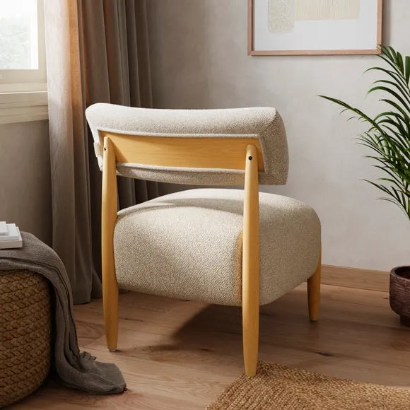 Edited Life Raya Pebble Boucle Accent Chair 2