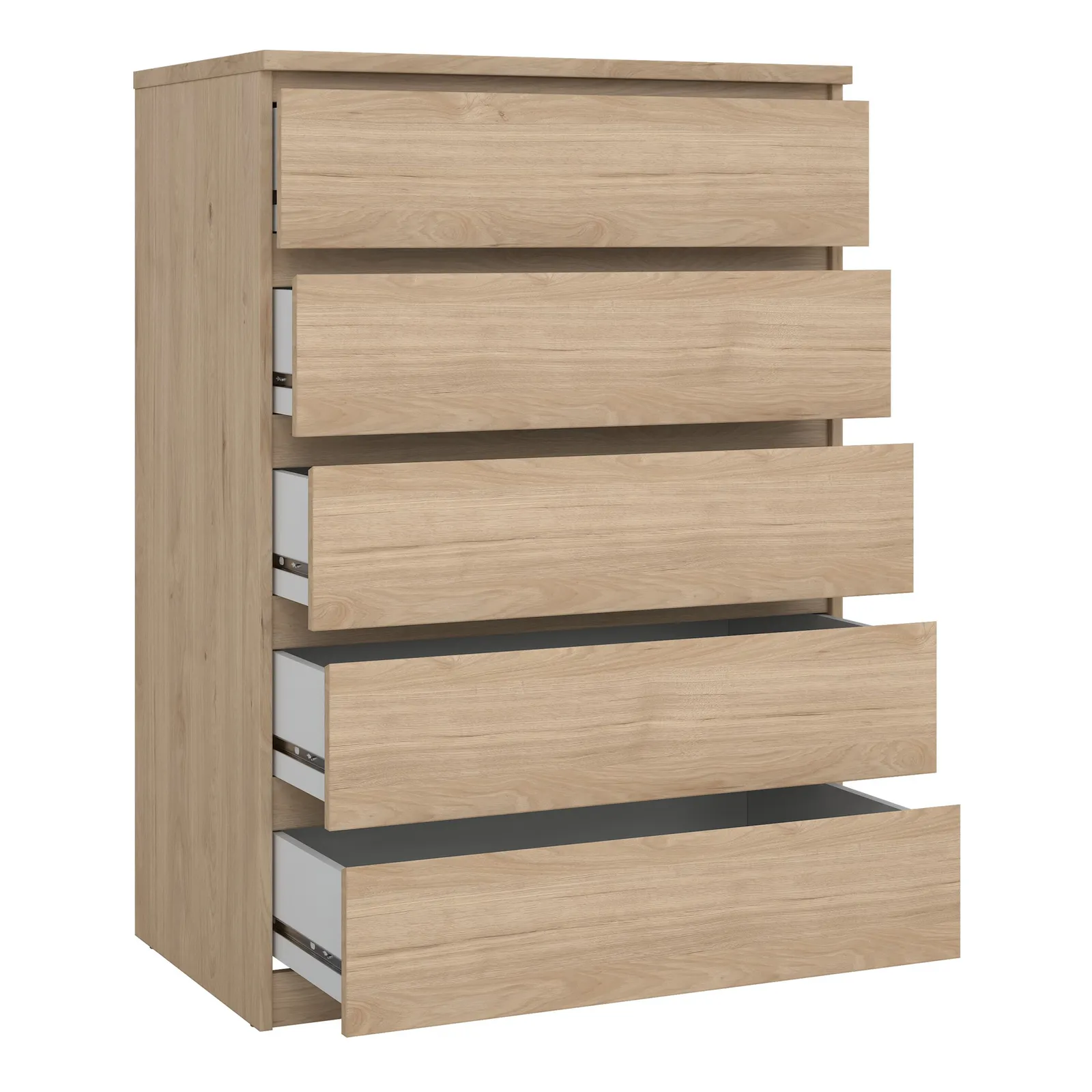 Furniture To Go Naia Chest of 5 Drawers in Light Oak 4