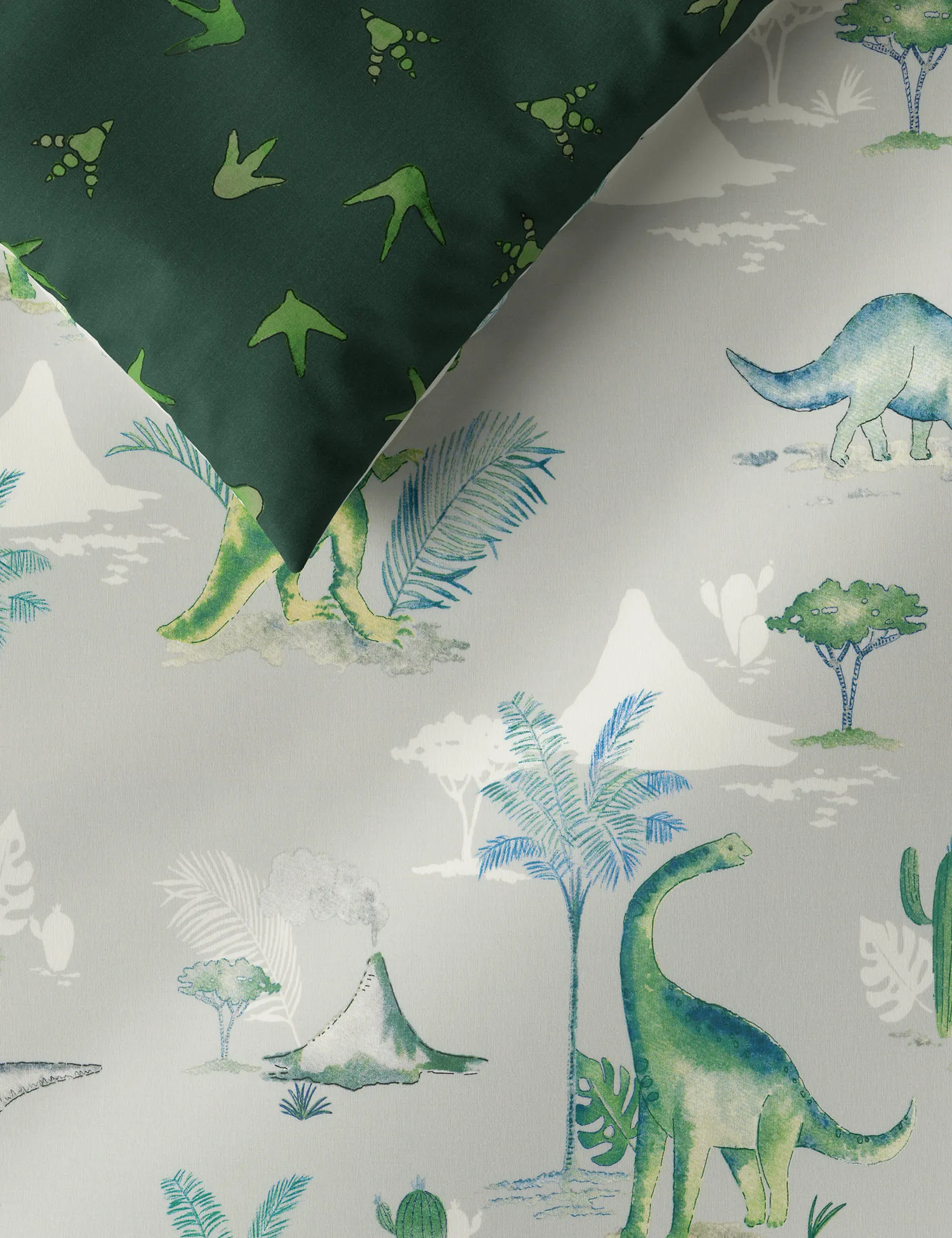 M&S Cotton Rich Dinosaur Bedding Set