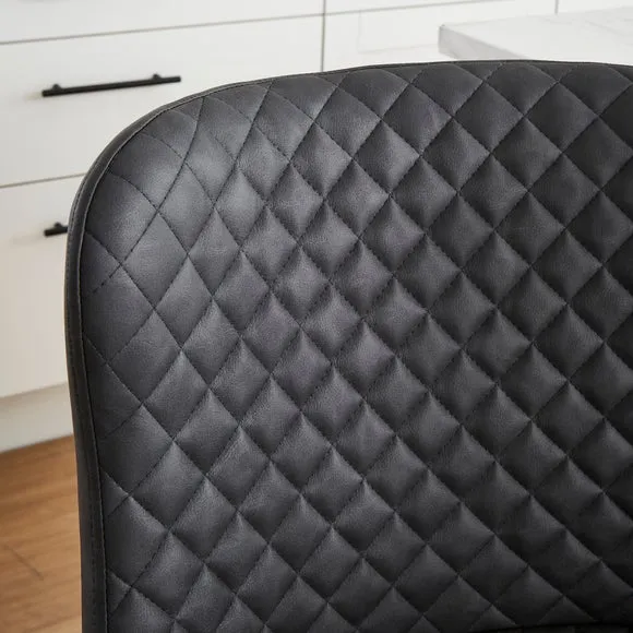 Montreal Counter Height Bar Stool, Faux Leather 3