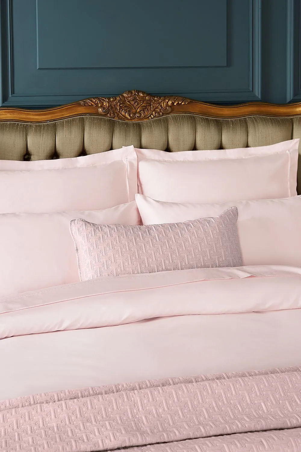 Ted Baker 'TB Plain Dye' Cotton Sateen Flat Sheet in Pink 3