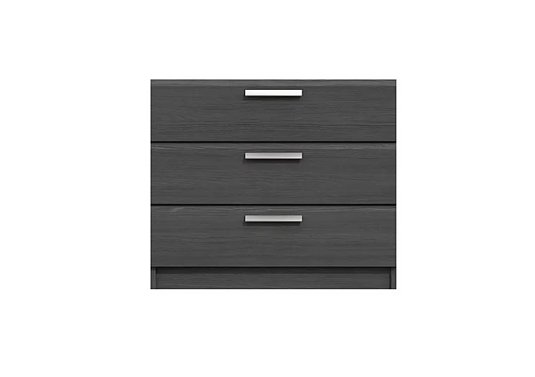 Waterloo 3 Drawer Chest - Graphite