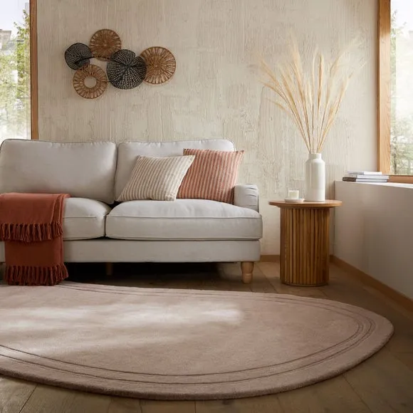 Edited Life Curve Wool Luxury Shaped Rug