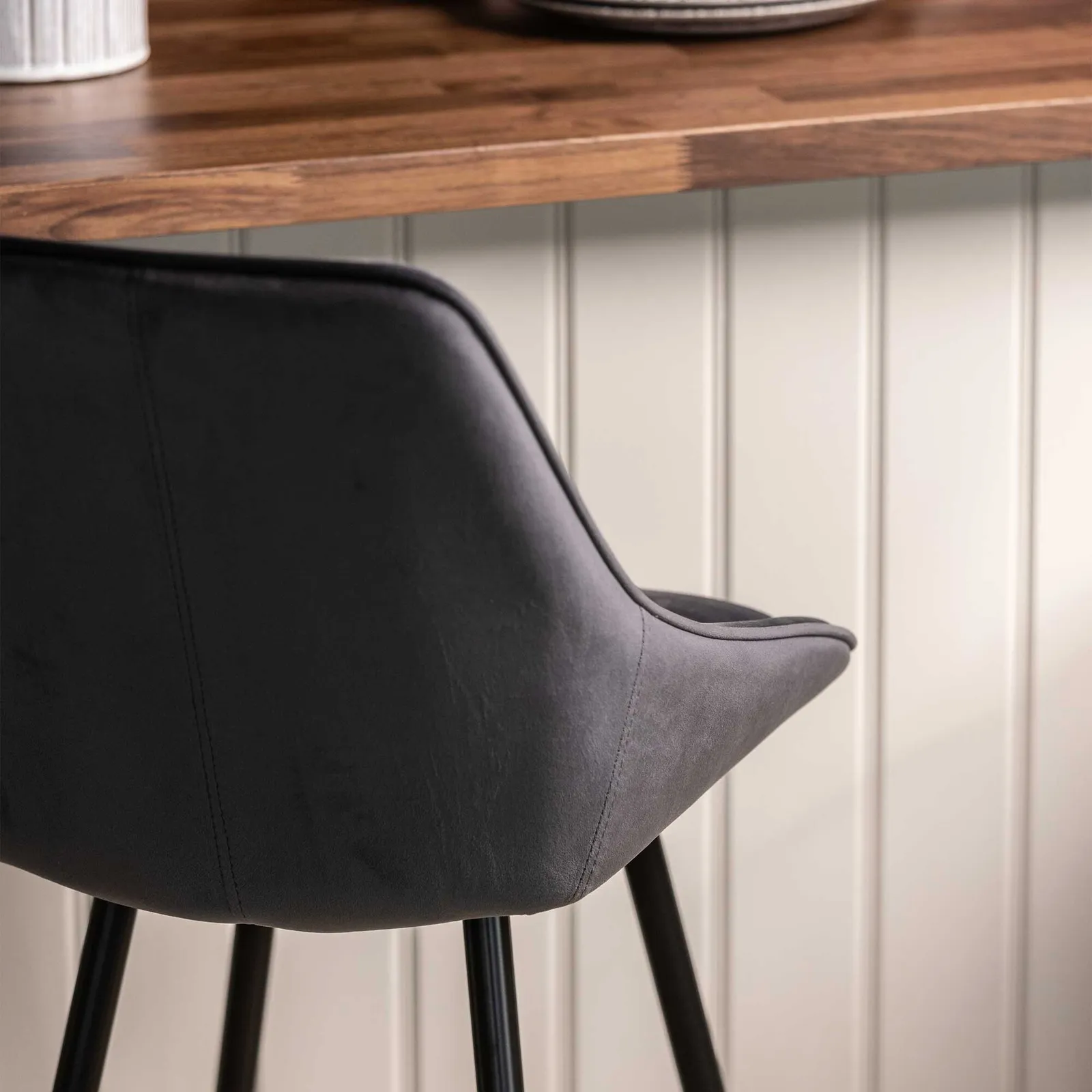 Southbury Barstool, Grey Fabric | Barker & Stonehouse 4
