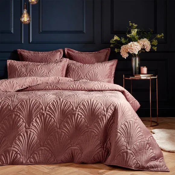 Paoletti Palmeria Embroidered Reversible Duvet Cover & Pillowcase Set 1